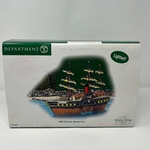 Department‎ 56 HMS Britannia Holiday Ship Decor